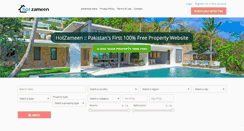 Desktop Screenshot of hotzameen.com