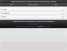 Tablet Screenshot of hotzameen.com